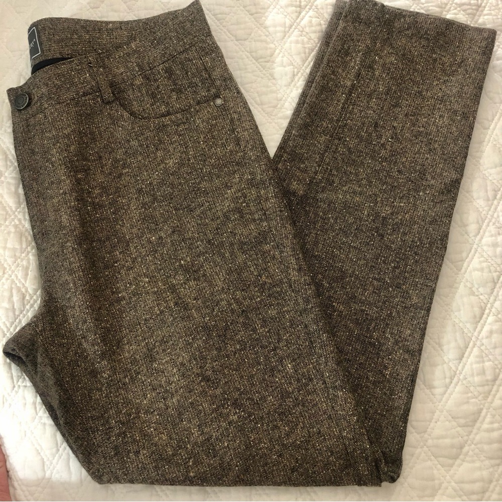 Paisley & Gray Men's Tweedish Unlined Straight leg Pants in Brown